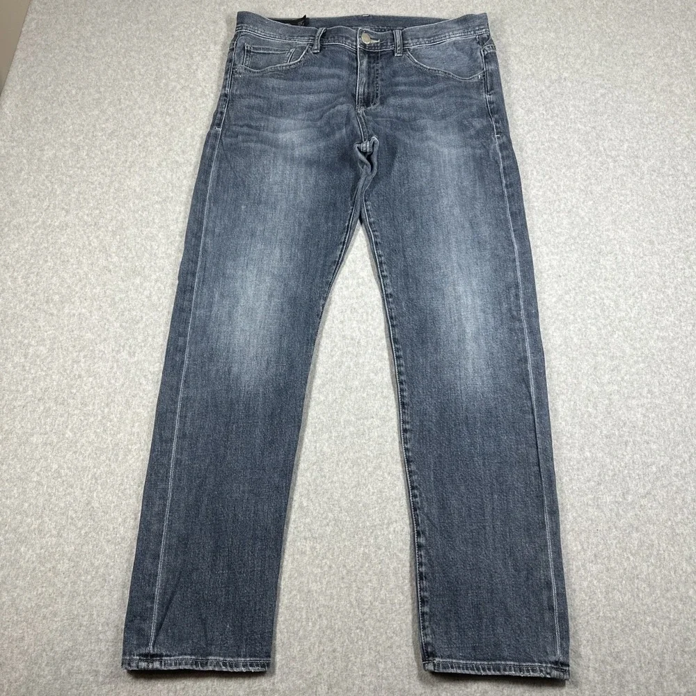 Armani Exchange AX Straight Leg Men's Jeans 34R(34x32) Medium Wash Fade Preppy